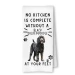 Funny Black Goldendoodle Kitchen Towels for Dog Lovers