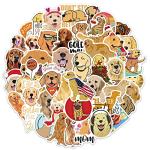 50 Golden Retriever Vinyl Stickers for Any Surface