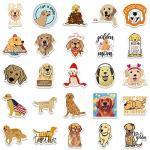 50 Golden Retriever Vinyl Stickers for Any Surface