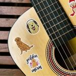 50 Golden Retriever Vinyl Stickers for Any Surface