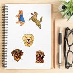 50 Golden Retriever Vinyl Stickers for Any Surface