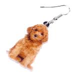 Colorful Acrylic Dog Rescue Earrings for Women