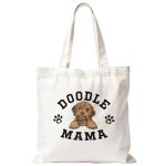 Cute Mahjong Tote Bag for Dog Lovers