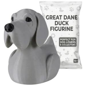Great Dane Duck Figurine - Fun Dashboard Décor