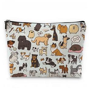 Funny Dog Pattern Makeup Bag for Dog Lovers