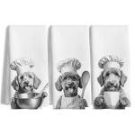 Funny Goldendoodle Kitchen Towels - Set of 3