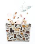 Funny Dog Pattern Makeup Bag for Dog Lovers