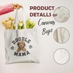 Cute Mahjong Tote Bag for Dog Lovers