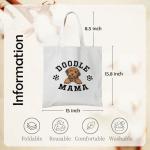 Cute Mahjong Tote Bag for Dog Lovers