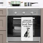 Great Dane Gifts Kitchen Towels for Dog Lover, Dog Gifts Decorative Towels for Bar Kitchen Bathroom