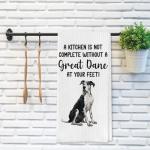 Great Dane Gifts Kitchen Towels for Dog Lover, Dog Gifts Decorative Towels for Bar Kitchen Bathroom