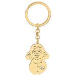 Cute Goldendoodle Keychain for Dog Lovers