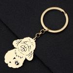 Cute Goldendoodle Keychain for Dog Lovers