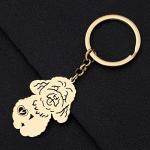 Cute Goldendoodle Keychain for Dog Lovers