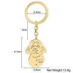 Cute Goldendoodle Keychain for Dog Lovers