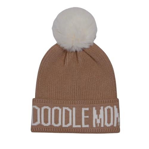 Doodle Mom Pompom Beanie for Dog Lovers