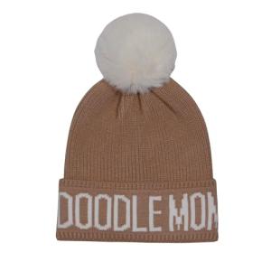 Doodle Mom Pompom Beanie for Dog Lovers