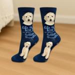 Goldendoodle Love Socks for Pet Enthusiasts