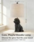 Bronze Doodle Dog Table Lamp for Dog Lovers