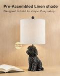 Bronze Doodle Dog Table Lamp for Dog Lovers