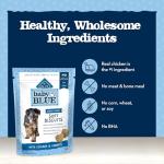 Blue Buffalo Baby Blue Soft Biscuits with DHA, Natural Dog Treats for Puppies, Great for Training, with Chicken & Carrots, 8-oz Bag