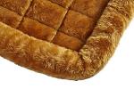 MidWest Homes for Pets QuietTime XXS Dog Bed – Cinnamon Faux Fur Bolster, Ultra-Soft and Machine Washable, Fits 18-Inch Crates and Carriers, for Small Dogs and Cats