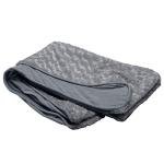 Furhaven Replacement Dog Bed Cover Ultra Plush Faux Fur & Suede Contour Luxe Lounger, Machine Washable - Gray, Jumbo (X-Large)