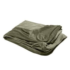 Furhaven Replacement Dog Bed Cover Faux Fur & Velvet Sofa-Style, Machine Washable - Dark Sage, Jumbo (X-Large)