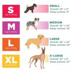 Furhaven 30" Round Calming Donut Dog Bed for Medium/Small Dogs, Refillable w/ Removable Washable Cover, For Dogs Up to 45 lbs - Shaggy Plush Long Faux Fur Donut Bed - Taupe, Medium