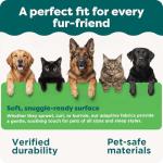 FurHaven Waterproof Throw Blanket for Dogs & Indoor Cats, Reversible Protective Pet Blanket, Extra Large, Long Faux Fur & Velvet, Driftwood