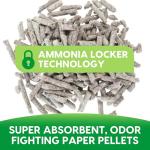 Eco-Friendly Recycled Paper Cat Litter, 25 Pounds