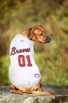 Official MLB Atlanta Braves Pet Jersey for Dogs & Cats, Size Large - Stylish Baseball Jersey for Your Furry Fan- Show Off Team Spirit with The Perfect Fan Apparel Gear for Pet, Dog & Cat