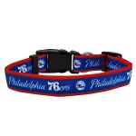 Pets First NBA PHILADELPHIA 76ERS Dog Collar, Size Medium. Best Pet Collar for all Sports Fans