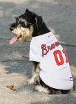 Official MLB Atlanta Braves Pet Jersey for Dogs & Cats, Size Large - Stylish Baseball Jersey for Your Furry Fan- Show Off Team Spirit with The Perfect Fan Apparel Gear for Pet, Dog & Cat