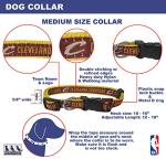NBA CLEVELAND CAVALIERS Dog Collar, Size Medium. Best Pet Collar for all Sports Fans