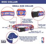 NBA NEW YORK KNICKS Dog Collar, Size Small. Best Pet Collar for all Sports Fans