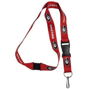 NCAA Siskiyou Sports Fan Shop Georgia Bulldogs Lanyard 21 inch Team Color