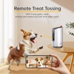 2K Pet Camera Treat Dispenser with Two-Way Audio