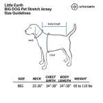 Littlearth NFL Detroit Lions Stretch Pet Jersey, Team Color, Medium