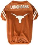 Sporty K9 NCAA TEXAS LONGHORNS Football Dog Jersey, Large, Maroon and White, Striped