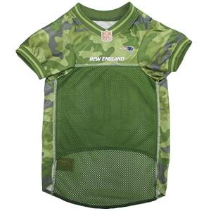NFL New England Patriots Camouflage Dog Jersey, Small. - CAMO PET Jersey Available in 5 Sizes & 32 Teams. Hunting Dog Shirt