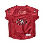 Littlearth NFL San Francisco 49ers Stretch Pet Jersey, Team Color, Big Dog