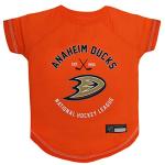 NHL Anaheim Ducks Tee Shirt for Dogs & Cats, Medium. - Are You A Hockey Fan? Let Your Pet Be An NHL Fan Too!