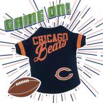 Pets First NFL Chicago Bears Striped Dog & Cat T-Shirt, Medium. Football Pet Shirt for NFL Team Fans. New & Updated Fashionable Design, Durable & Cute Sports PET TEE Shirt Outfit, CHI-4146-MD