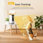 2K Pet Camera Treat Dispenser with Two-Way Audio