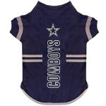Pets First NFL Dallas Cowboys Dog T-Shirt - Durable Sports PET TEE - 3 Sizes, NFL PET Outfit, Reflective TEE Shirt in Team Color, Cool Football Dog Tee