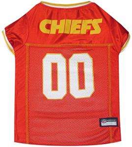 NFL Kansas City Chiefs Dog Jersey - X-Large, Licensed Football Jersey Costume for Dogs