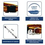 Pets First NFL CAT Collar Washington Commanders Satin Cat Collar Football Team Collar for Dogs & Cats. A Shiny & Colorful Cat Collar with Ringing Bell Pendant, Team Color (WAC-5034)