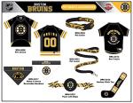 Pets First NHL Boston Bruins Leash for Dogs & Cats, Walk Cute & Stylish! The Ultimate Hockey Fan Leash!, Large (6 ft Long x 1 in Width) (BRU-3031-LG)