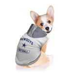 Littlearth Unisex-Adult NFL Dallas Cowboys Pet Hooded Crewneck, X-Large